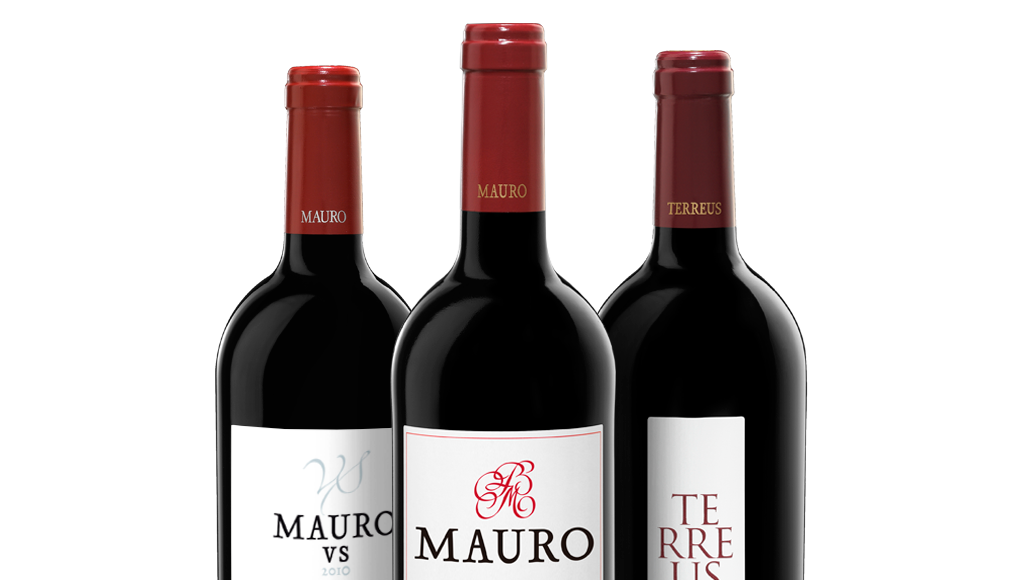 Botellas de vino Mauro