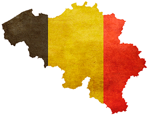 Mapa mudo de Belgica