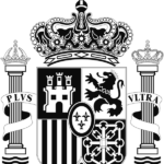 Escudo España negro