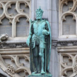 Escultura de Carlos V en la Casa del Rey, en la Grand´ Place de Bruselas