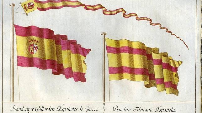 La bandera de España - Historia de la bandera de España
