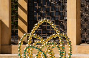 Gold Lotus - Expo: Diary of Happiness-fondation-boghossian-othoniel-gold-lotus-2022-photo Jean-Philippe Robin